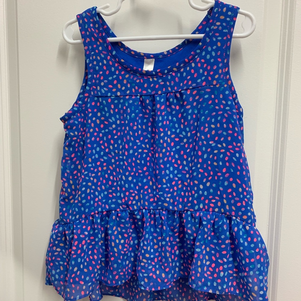 Girls dressy lightweight tank 6x